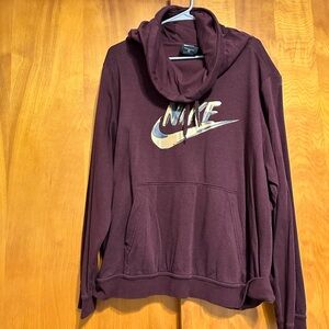 Nike Women's Maroon Hoodie